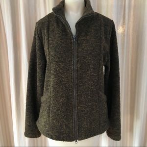 prAna fleece zip up jacket